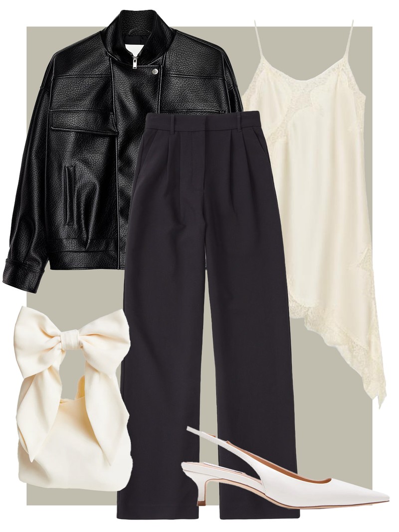 A Look We Love: Leather & Lace