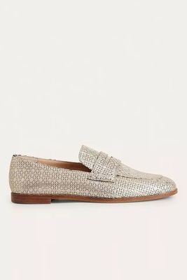 Woven Leather Loafers from Boden