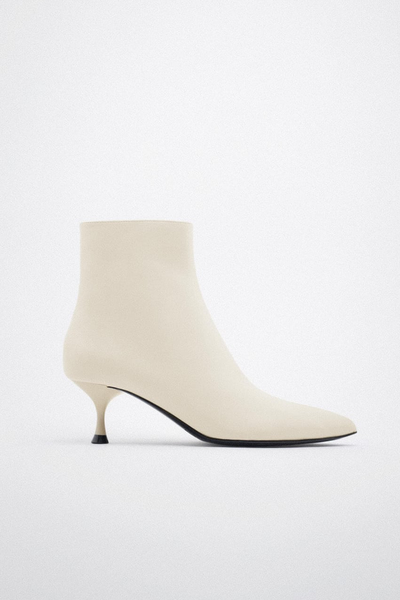 Kitten Heel Ankle Boots from Zara