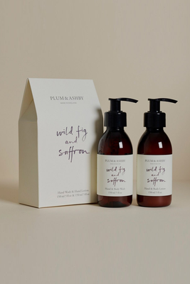 Wild Fig & Saffron Wash & Lotion Duo Gift Set from Plum & Ashby