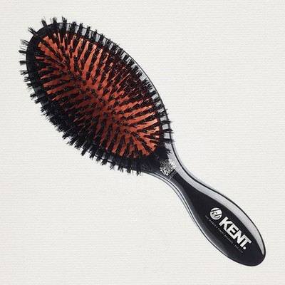 Classic Shine Large Pure Black Bristle Brush 