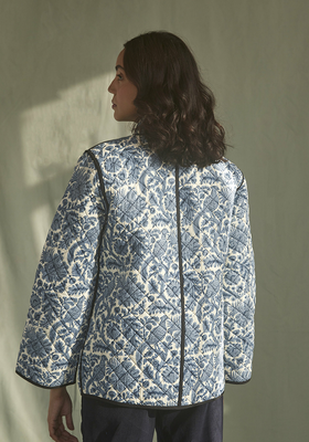 Quilted Jacket in Blue Pheasant