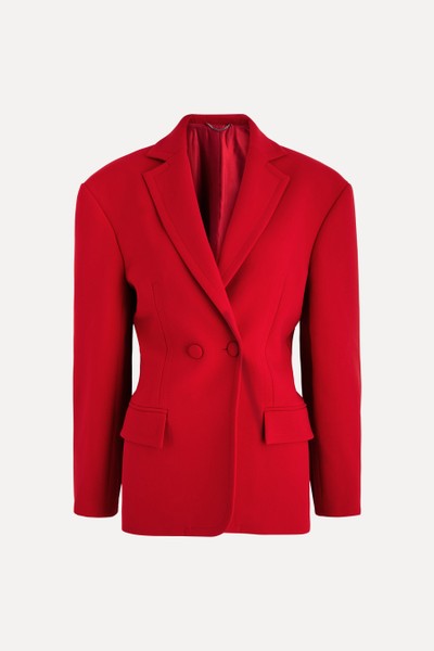 Double-Breasted Stretch-Wool Blazer from MAGDA BUTRYM