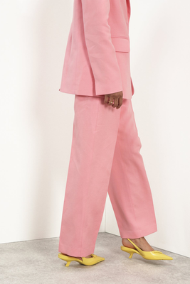 Relaxed Cotton-Blend Tailored Trousers, £350 | Raey