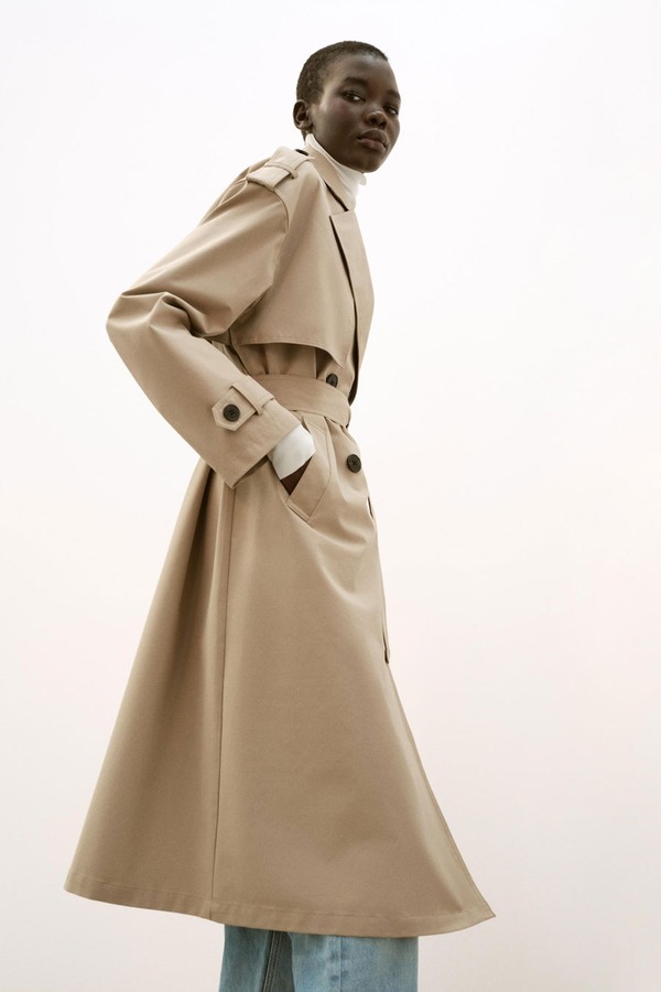 Long Trench Coat With Belt from Zara