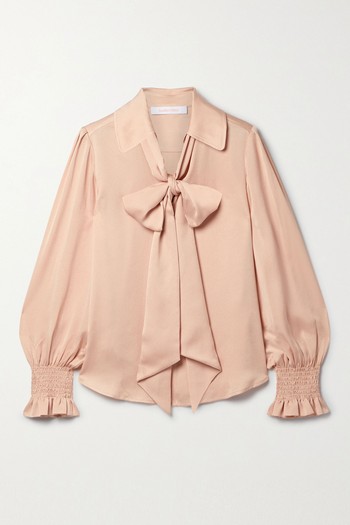 Tie-Neck Twill Blouse from See By Chloé