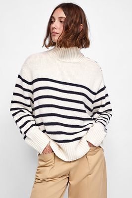 Sweater With Buttons from Zara