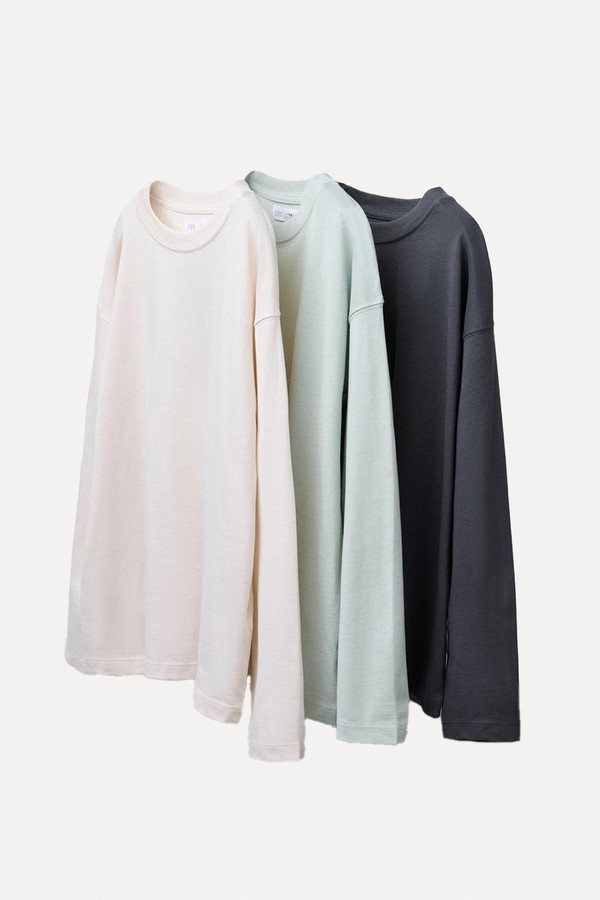 3-Pack Of Plain T-Shirts