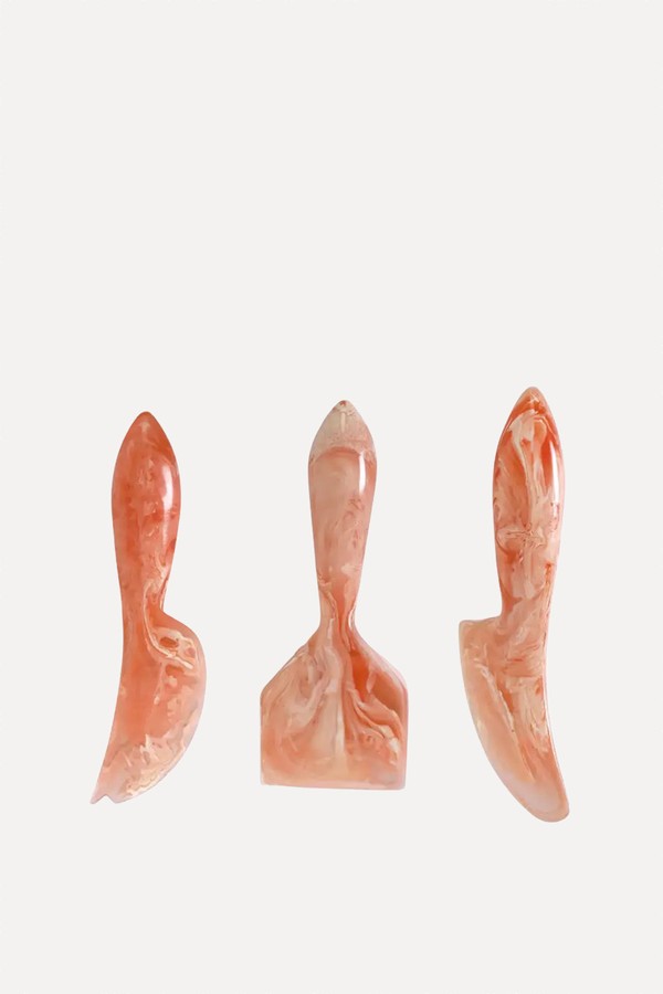 Set Of 3 Resin Cheese Knives from Maison Flâneur