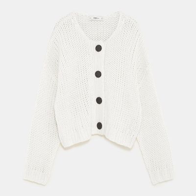 Buttoned Cardigan from Zara