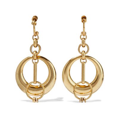 Burnished Gold-Tone Earrings from Elizabeth Cole