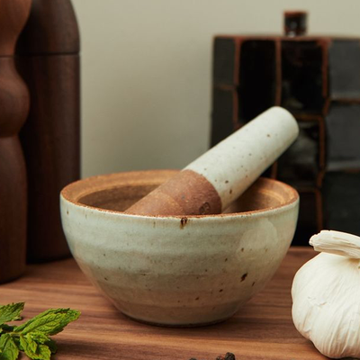 Pestle & Mortar Bowl from Leach Pottery 