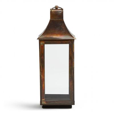 Small Burnished Copper Lantern