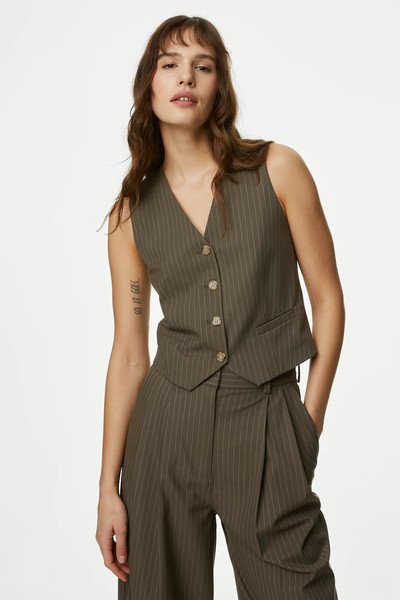 Tailored Pinstripe Waistcoat from M&S