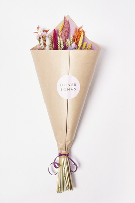 Ione Purple Dried Flower Bouquet from Oliver Bonas