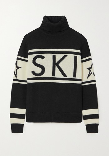 Schild Intarsia Merino Wool Turtleneck Sweater from Perfect Moment 