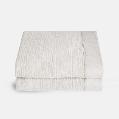 Rambia Bedspread In Silver from Soho Home