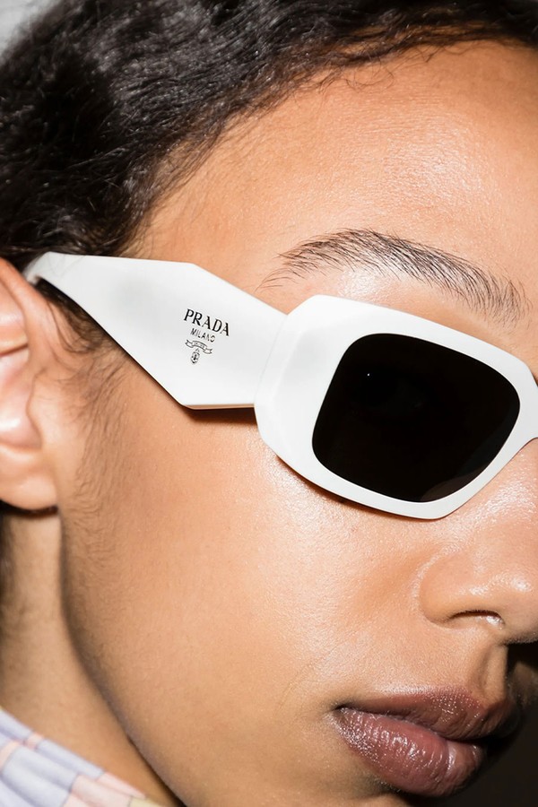 SPR17 Geometric-Frame Sunglasses from Prada Eyewear 