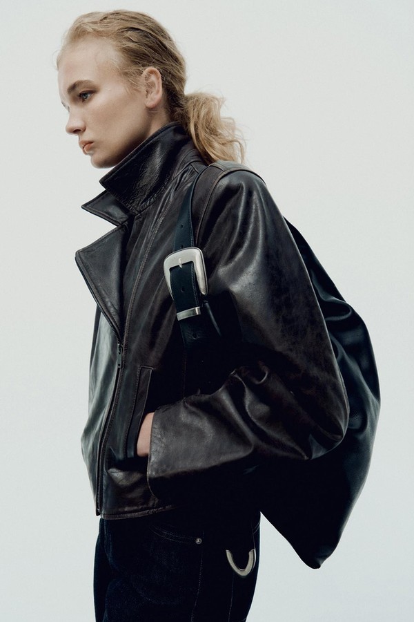 Nappa Leather Biker Jacket