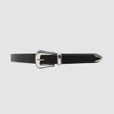 Belt Engraved With Scalloped Buckle from Zara