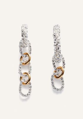 Crystal & Brass Link Earrings, £335 | Magda Butrym