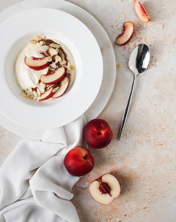 Nectarine & Almond Yoghurt