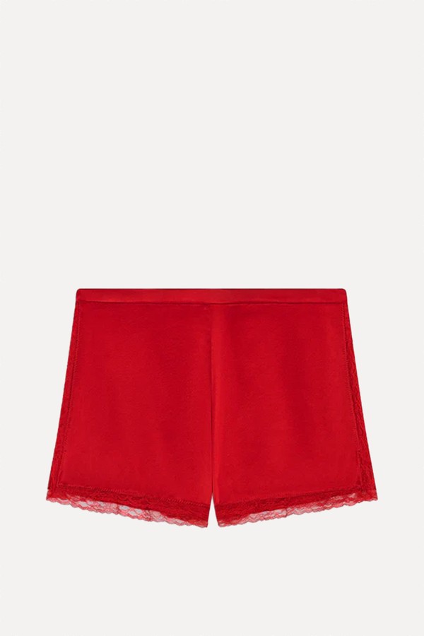 Silk Mini Shorts from DRIES VAN NOTEN