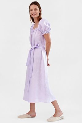 Maxi Dress Brigitte in Lavender