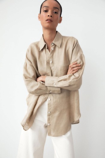 Linen Shirt With Pocket, £29.99