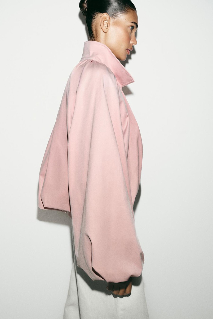 Puff Sleeve Bomber Jacket  from Zara 