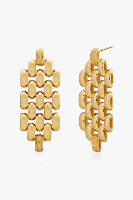 Doina Chain Cocktail Earrings from Monica Vinader