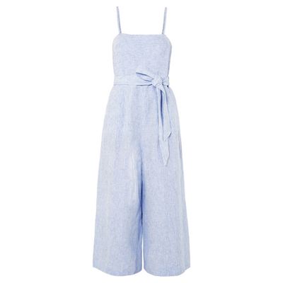 Marseille Striped Linen Jumpsuit  from J.Crew 