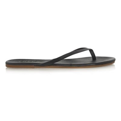 Lily Matte Leather Flip Flops from TKEES