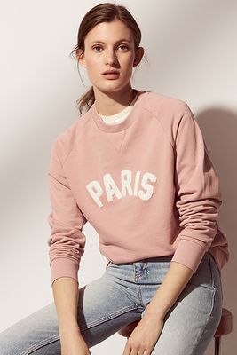 Paris Patch Unisex Sweatshirt from Sandro