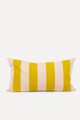 Fifi Striped Cotton Cushion Cover from A World Of Craft By Arofat