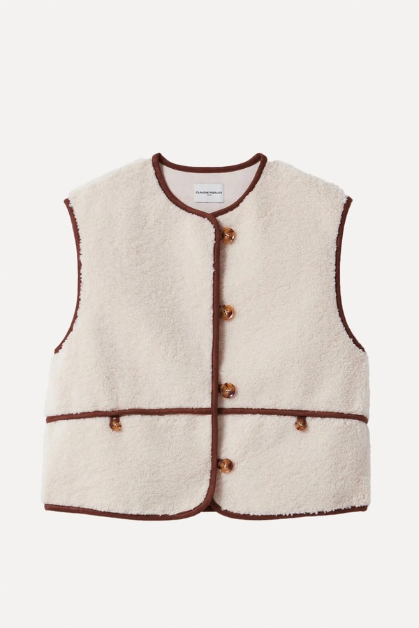 Sleeveless Faux Fur Jacket from Claudie Pierlot