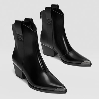 Cowboy Ankle Boot from Stradivarius