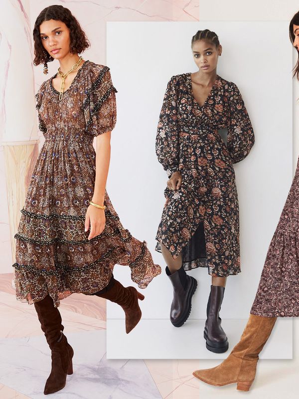 14 Autumn Midi Dresses We Love