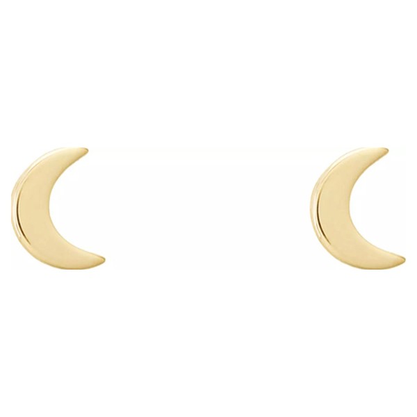 Tiny Moon Studs from Tada and Toy