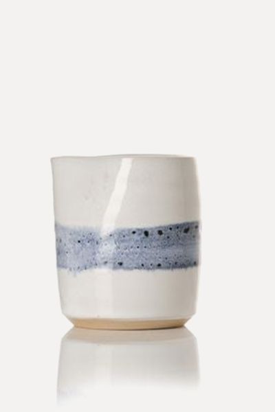 Small Milk Jug With Blue Stripe