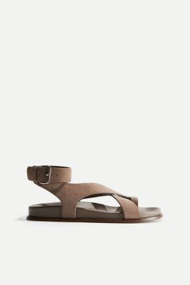 Suede Sandals  from H&M