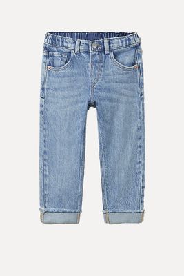 Relaxed Fit Frayed Jeans  from Zara 