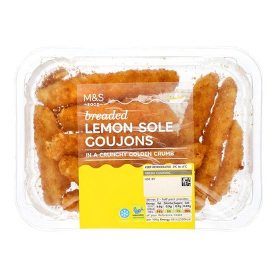 Breaded Lemon Sole Goujons from M&S