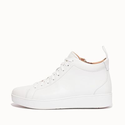 RALLY Leather High Top Trainers