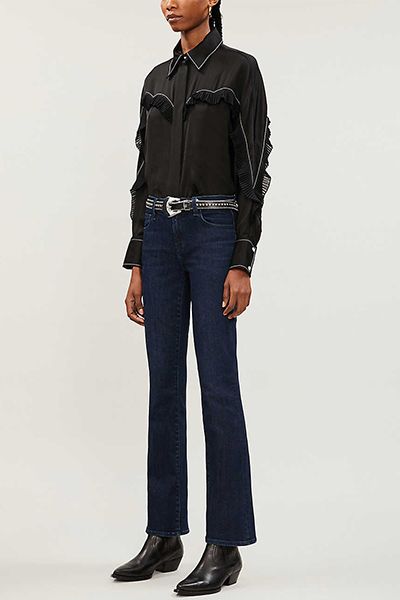 Sallie Flared Mid-rise Jeans