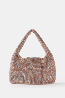 Mini Crystal-Mesh Shoulder Bag from Kara
