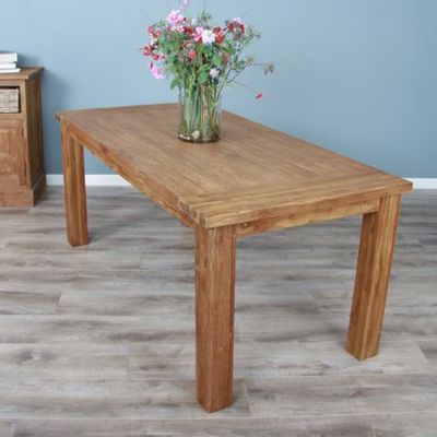 2m Reclaimed Teak Taplock Dining Table from Sustainable Furniture