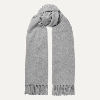 Canada Fringed Mélange Wool Scarf from Acne Studios