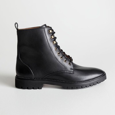 Lace-Up Leather Boots from & Other Stories