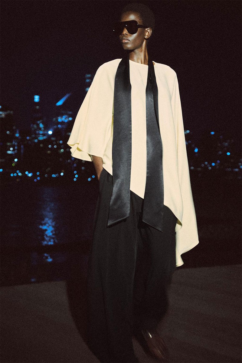 Asymmetric Scarf Blouse